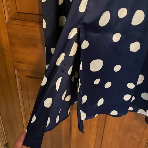 AMAZON THE DROP “Athena” navy abstract dot print dress - Picture 10 of 10